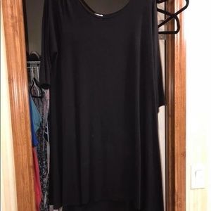Black tunic dress